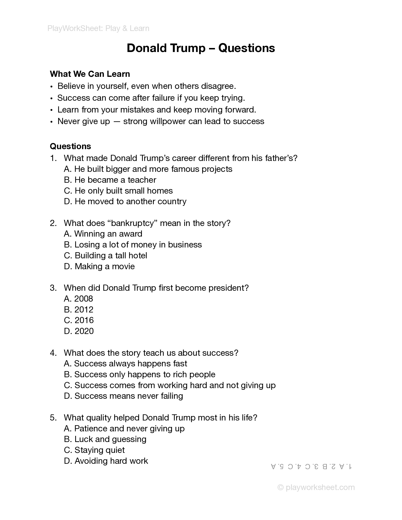 Donald Trump – A Man Who Never Gave Up - Page 2