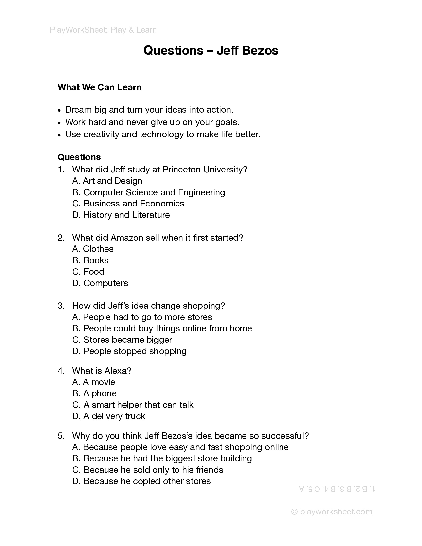 Jeﬀ Bezos: The Man Who Changed Shopping - Page 2