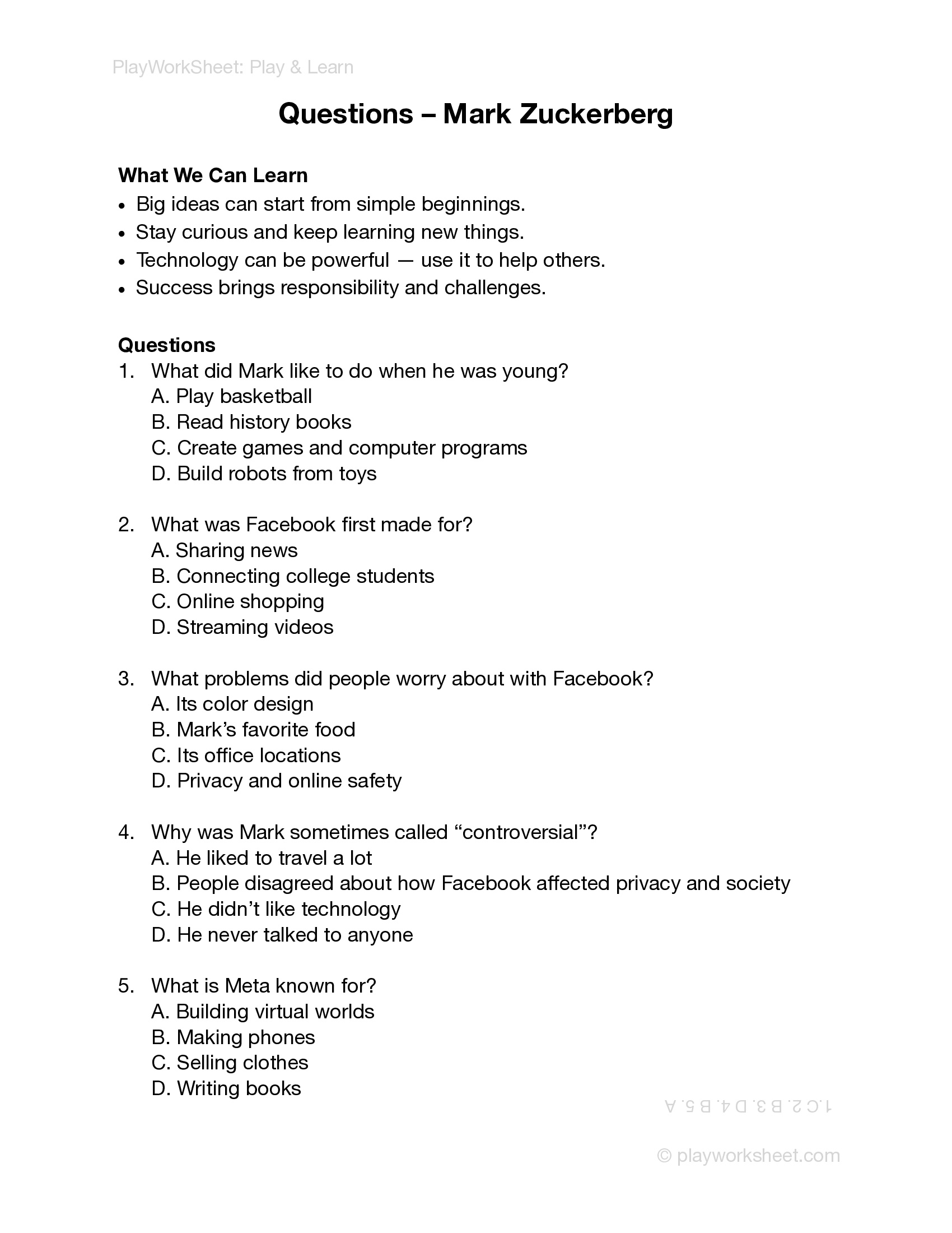 Mark Zuckerberg – Social Media Pioneer - Page 2