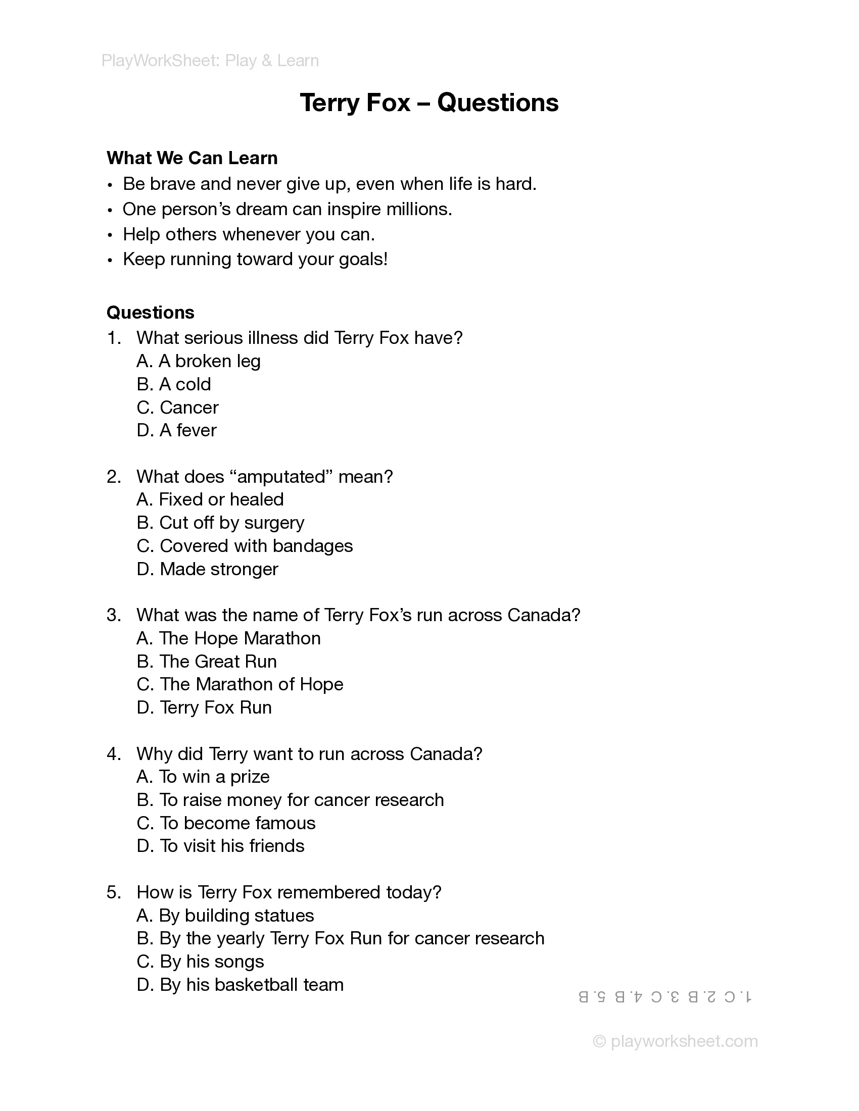 Terry Fox – A Hero Who Never Gave Up - Page 2