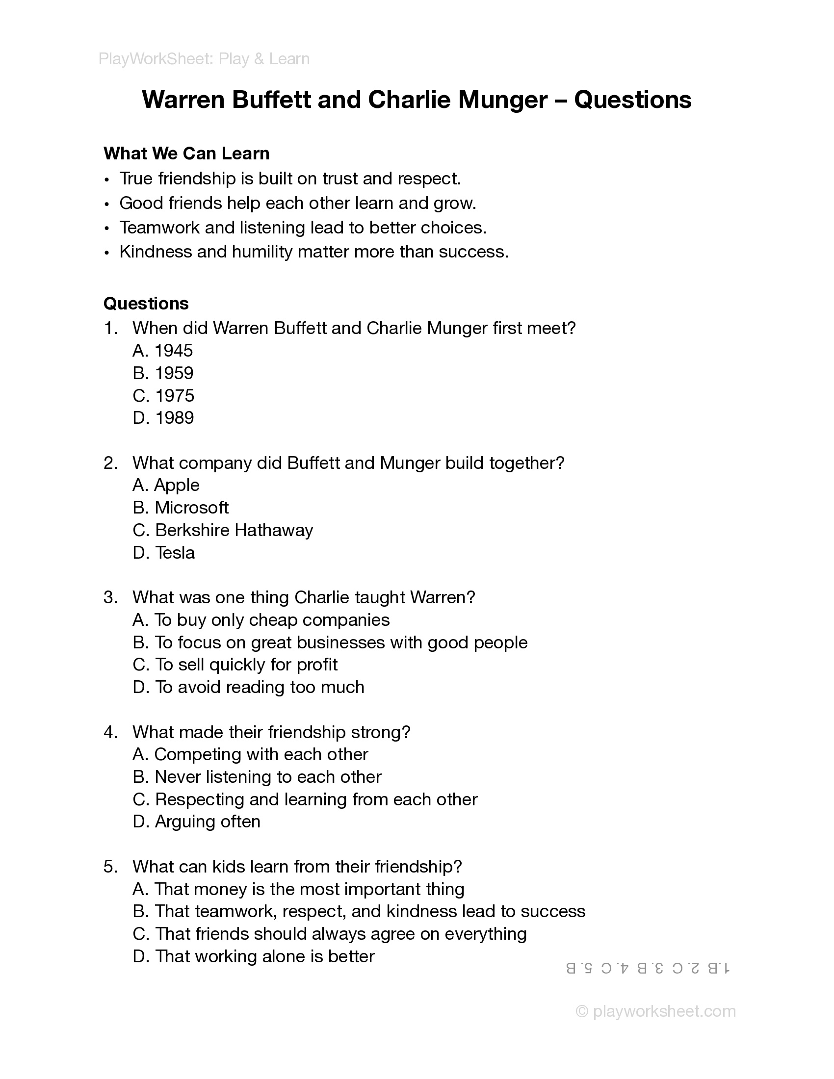 Warren Buﬀett and Charlie Munger - Page 2