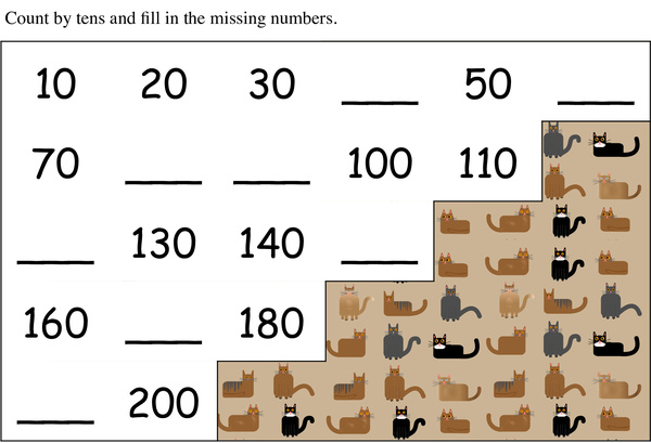 Count by Ten and Write the Tenth Numbers | Free Printables for Kids count-by-ten-and-write-the-tenth-numbers-free-printables-for-kids