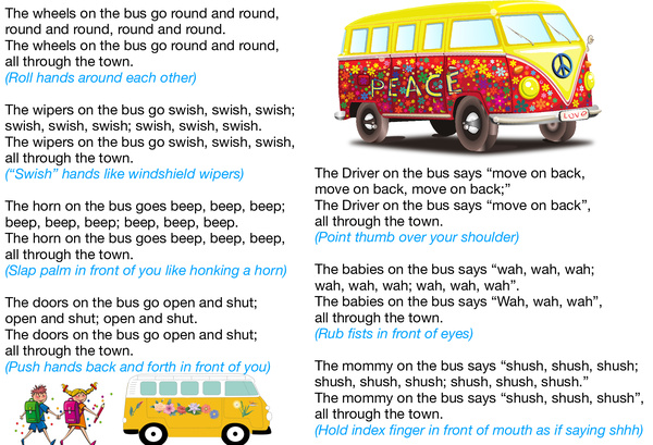 The Wheels On The Bus Lyrics Pdf