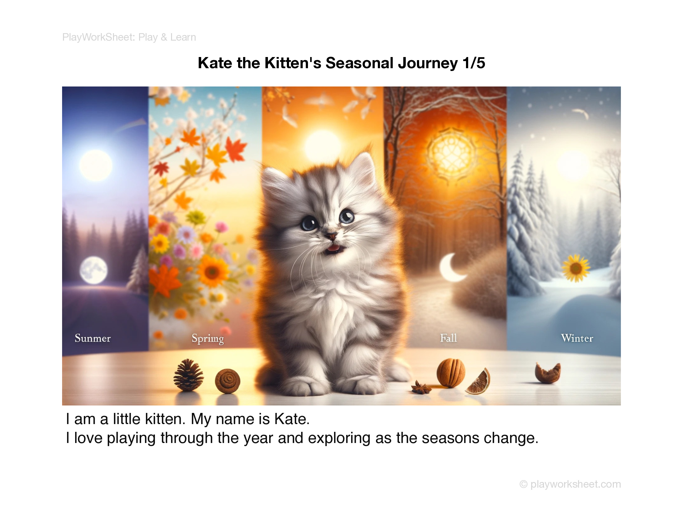 Kate the Kitten's Seasonal Journey - Page 2