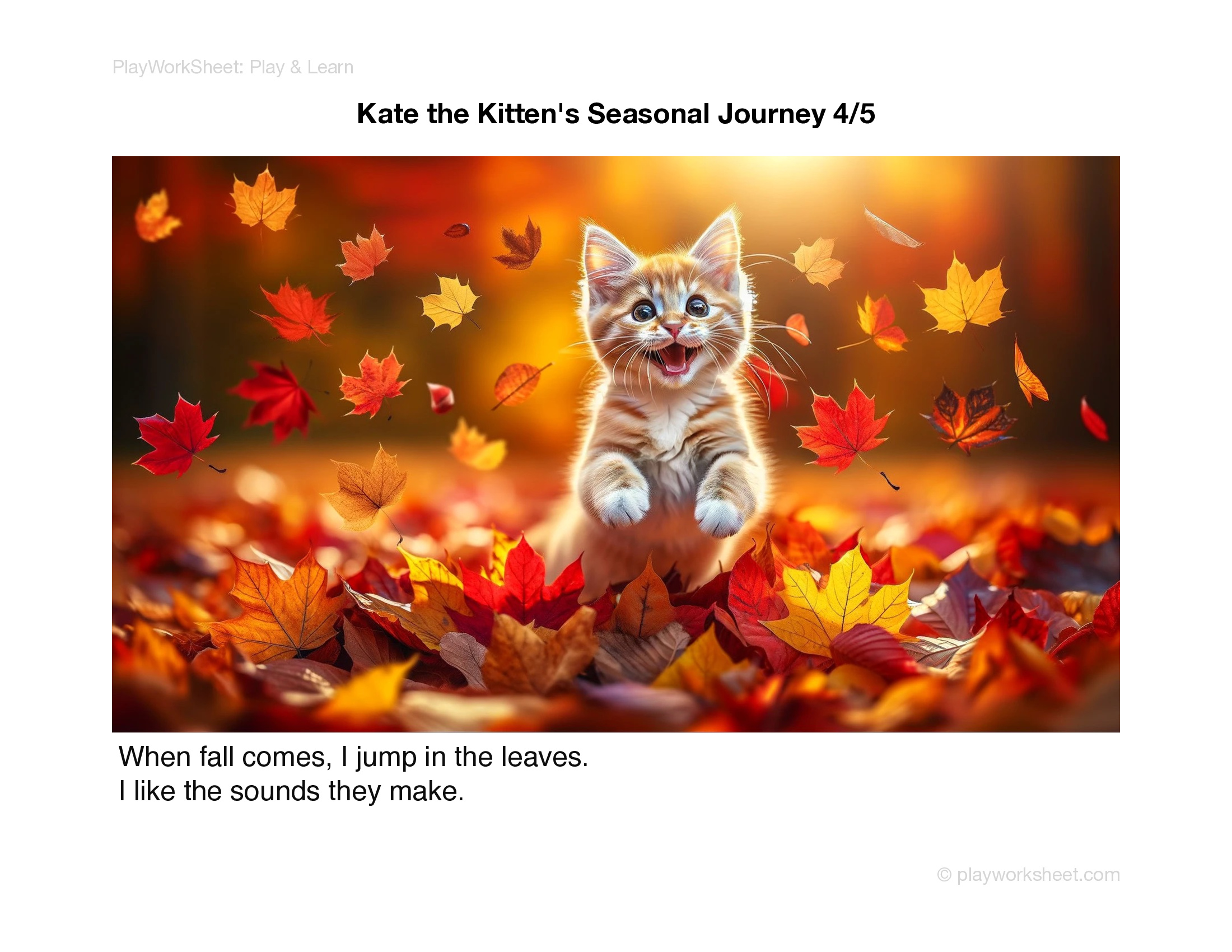 Kate the Kitten's Seasonal Journey - Page 5