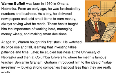 Warren Buﬀett – The Greatest Investor of All Time