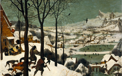 The Hunters in the Snow Art Study Worksheet