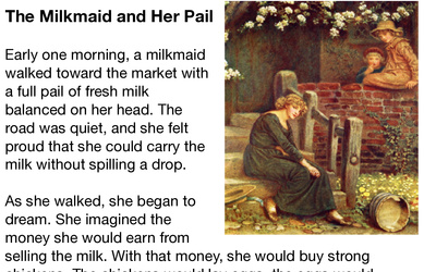 The Milkmaid and Her Pail - Fable
